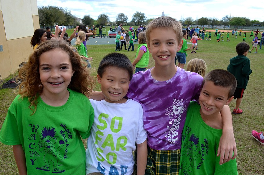 Sara Leonardis, 8, Winson Ma, 10, Troy Vanntorick, 9, and Tyler Stonebridge, 9.
