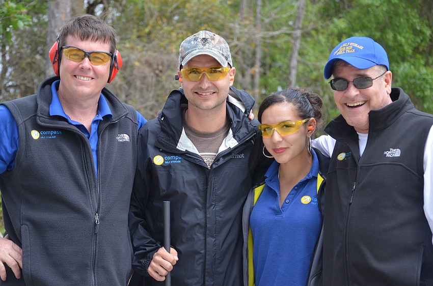 Scott Barrett, Jeremy Jones, Christina Jacome and Gus Maragliano of Compass Self Storage