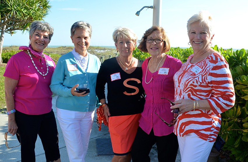 Mary Del Pup, Sally Kall, June Hessel, Peggy Jelinek and Kathy Neudorfer