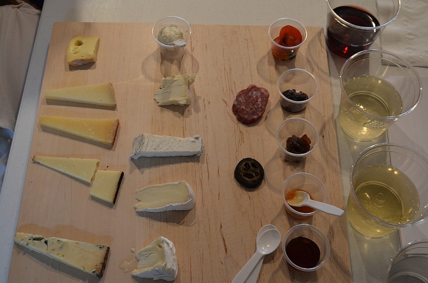 Ten cheeses, pairings and wine