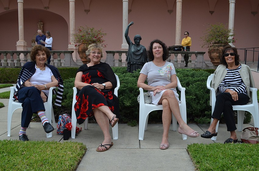 Charlotte Dart, Elizabeth Lucchesi, Barbara Darvin and Arlene Baxter
