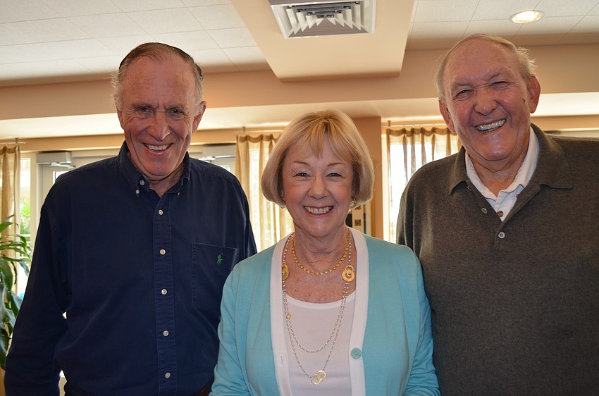 Mike Day, Margaret Romanes and John Clarke