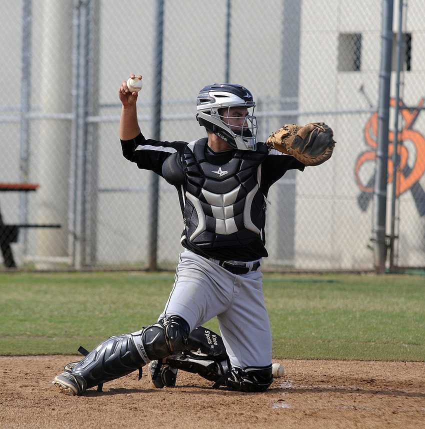 Sarasota High senior catcher Brandon Chapman will play baseball for George Washington University next year.