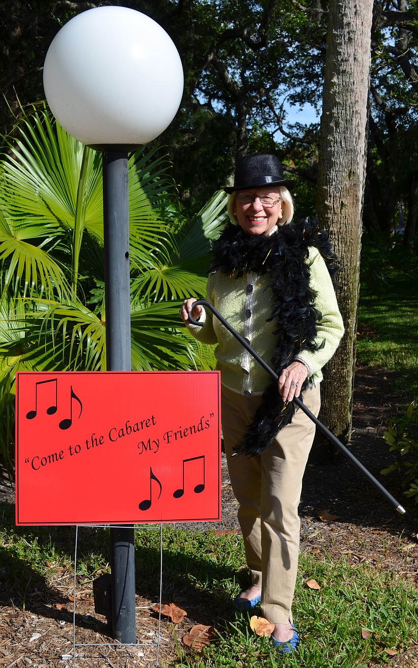 Daphne Walker greets attendees outside All Angels by the Sea.