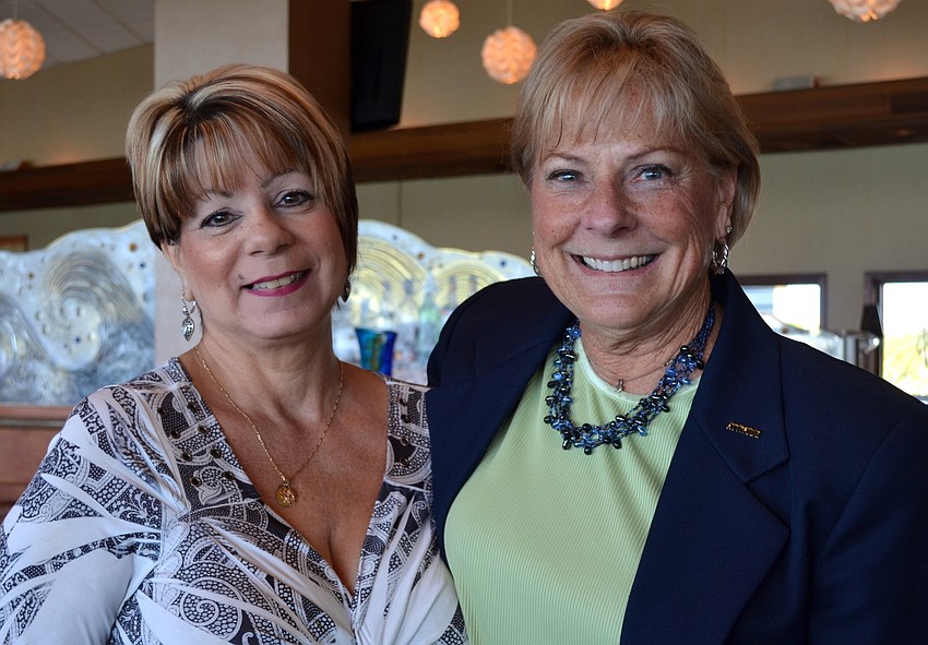 Linda Shepherd, A Victorian Bride Hair and Makeup, and Gail Loefgren, Longboat Key Chamber of Commerce