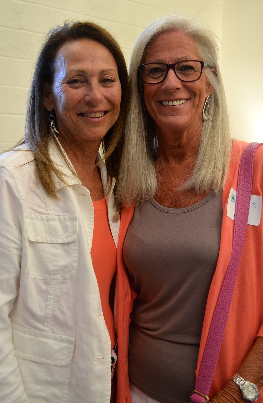 Brickman's students Abbie Gross and Deedee Hebard