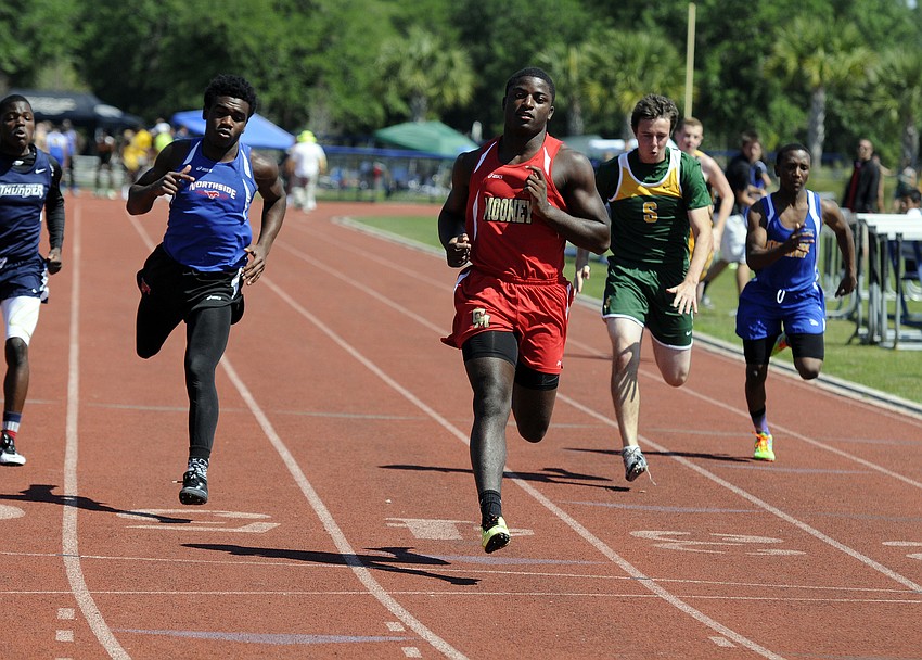Cardinal Mooneyâ€™s Demardre Patterson finished second in the preliminaries and third overall in the 100.