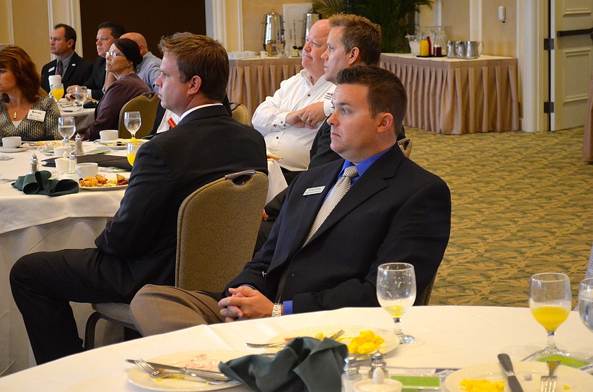 Jeremy Keller focuses on the presentation.