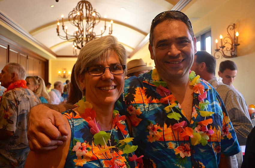 Ute and Brian Ratzel enjoy a night out on the town.
