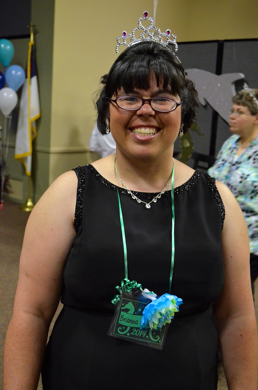 Brianna McCormick shows off her princess attire.