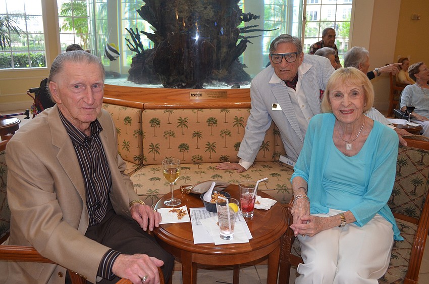 Paul and Joanna Hall with George Davis