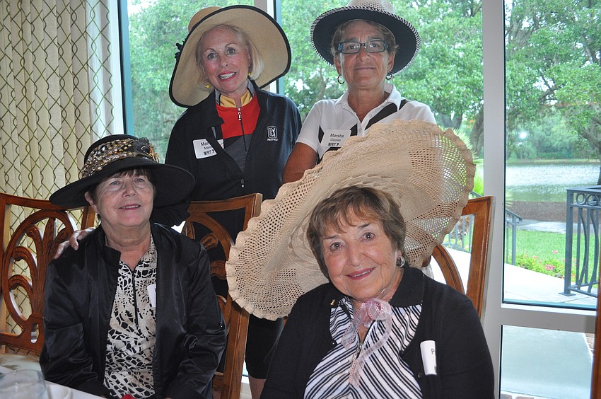 (Bottom) Rosemary Gillies and Pauline White; (Top) Marilyn Mainle and Marsha Ciccolo