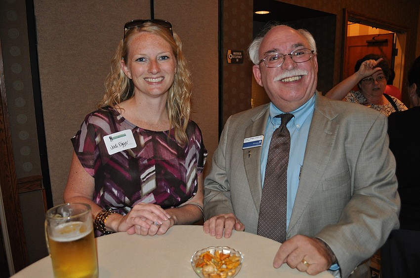 Jodi Egger of Tidemark and Ameriprise Financialâ€™s David Shugol, whoâ€™s been a member of the business alliance since its inception.