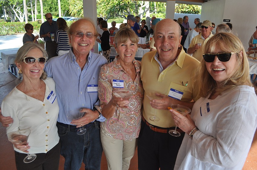 Carol and Bob Baldwin, Christine and John Brown and Rita Butler