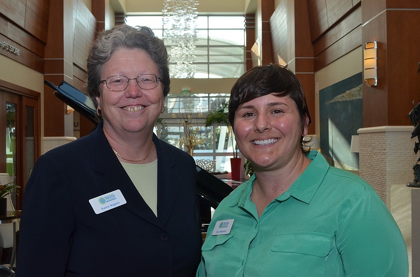 Executive Director Karen Bogues and Youth Development Specialist Lisa Indovino