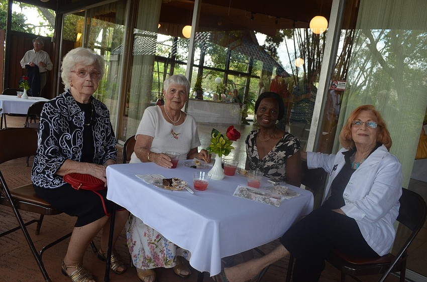 Dorris Spangenberg, Eunice Church, Evone Johnson and Aurora Defex
