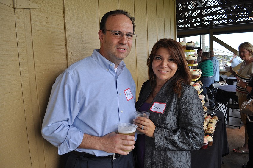 Rick and Karina Primerano. Rick is the chief financial officer of Centauri Insurance, a sponsor of the event.