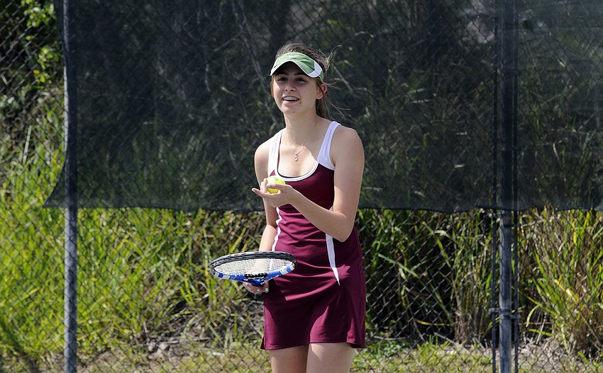 Riverview High junior Anthea Rokop defeated Countrysideâ€™s Ashley Reese 6-0, 6-0.