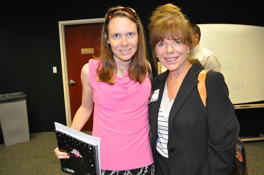 Peggy Oâ€™Connor and Sally Hill of Suncoast Workforce