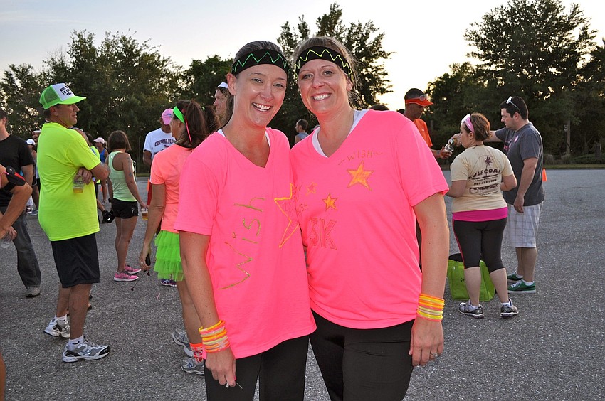 Adora Hayden and Nataile Levine made t-shirts for the run.