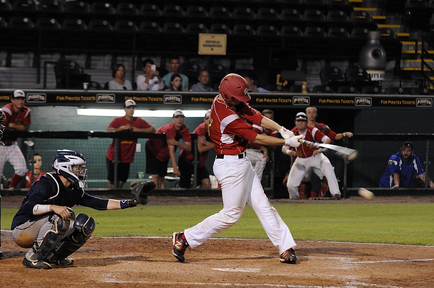 Nick Blipsinghoff notched a hit in the bottom of the sixth inning.
