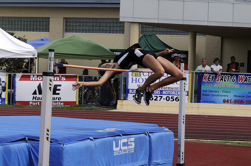 Lakewood Ranch sophomore Ashley Bongart cleared 4 feet, 10 inches in the high jump.