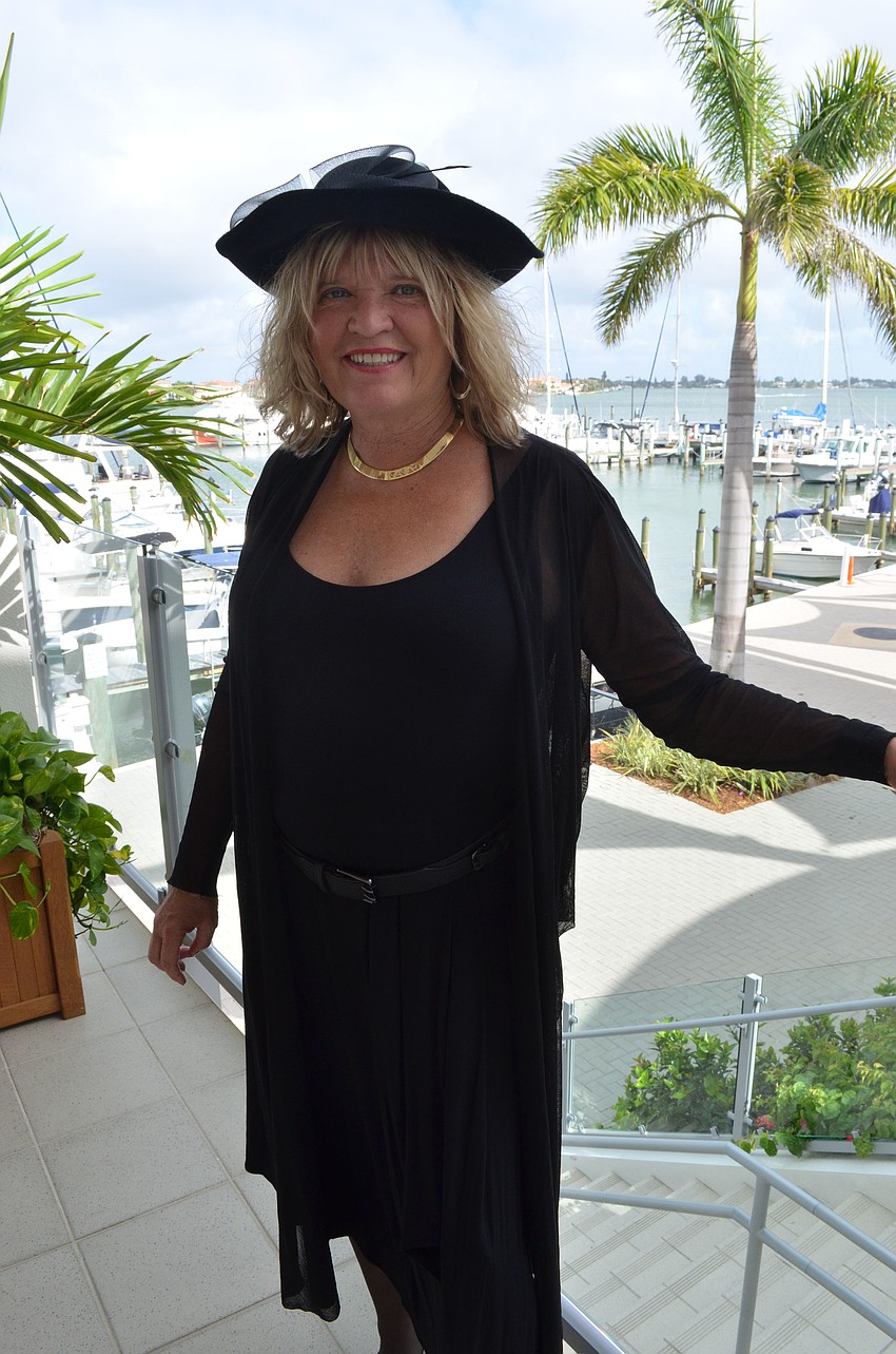 Kim Colgate got her hat at Saks Fifth Avenue.