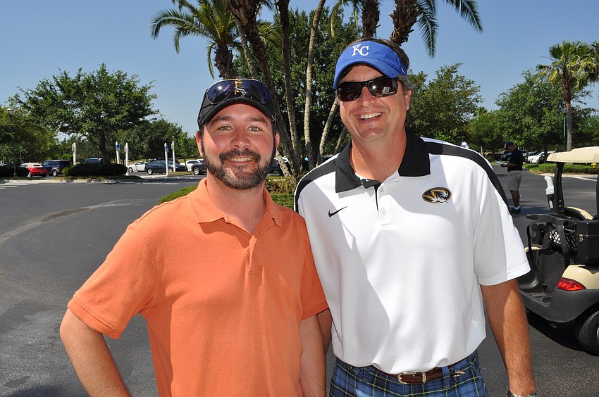 Jason Seelbach and John Broche of Trumanâ€™s Tap and Grill, an event sponsor