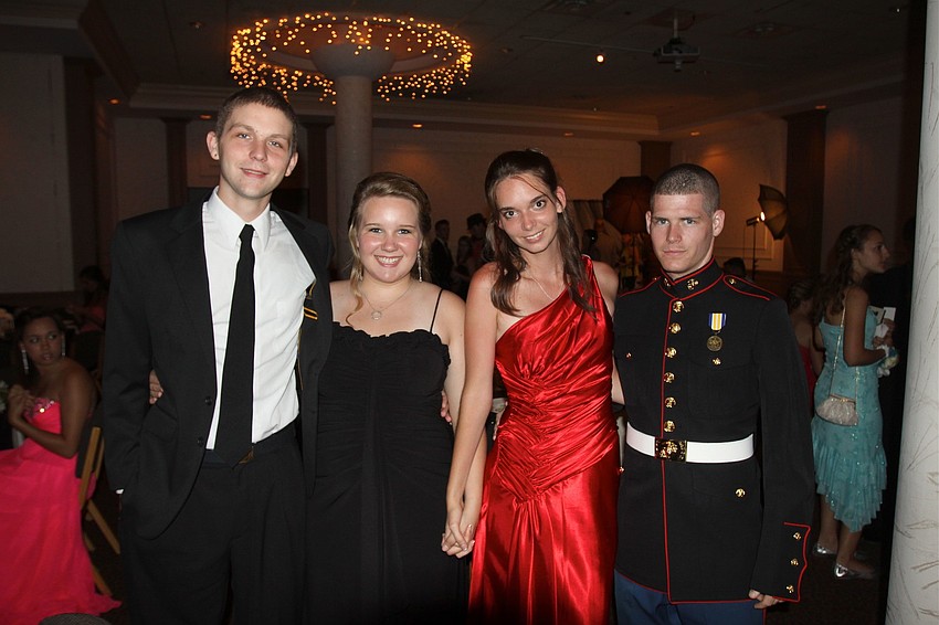 Gary Francisco and Candice Kilburn with Kaylee Abraham and Austin Drago