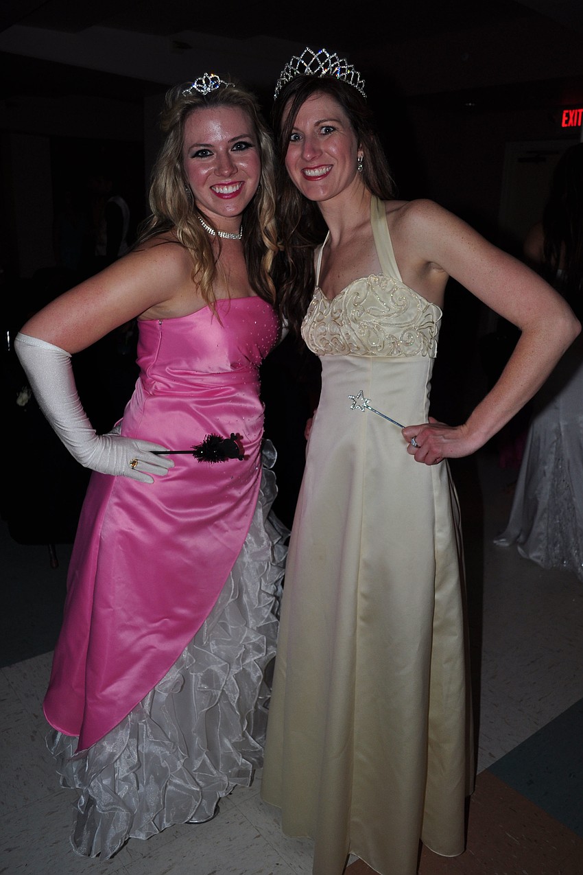 Staff members Sheila Bliss and Abi Schmitgen represented princesses.