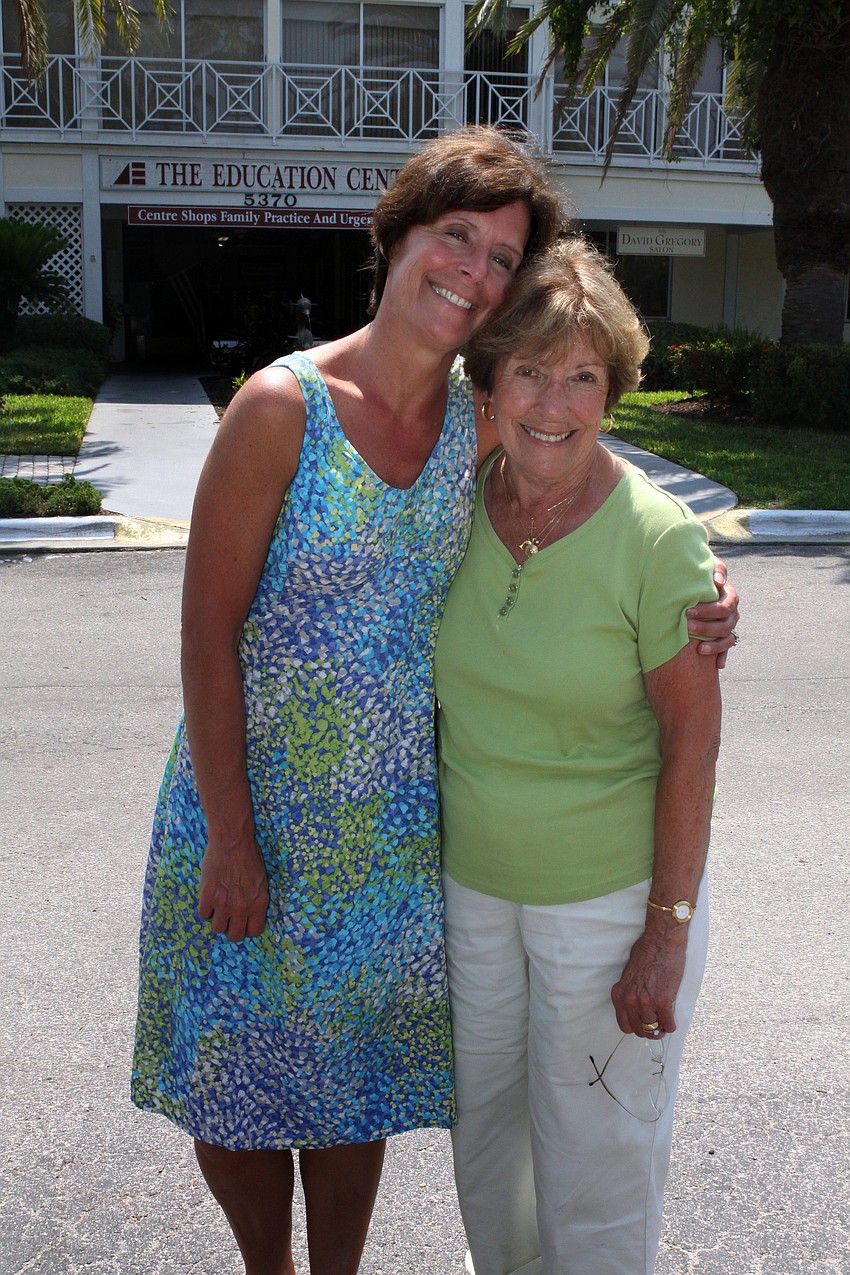 Sue Gadbois and Marilyn Mitchell