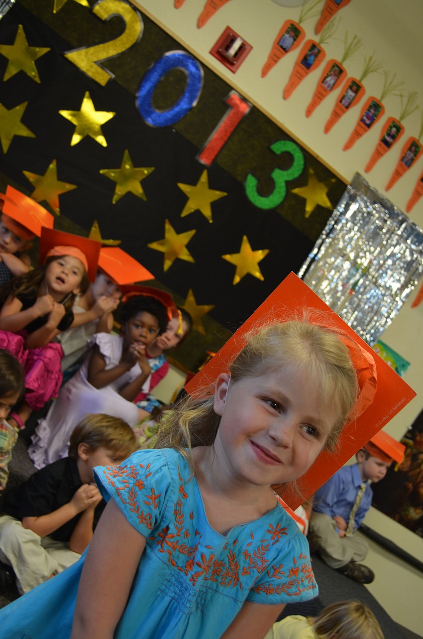 Hayden Capaccione likes to go swimming and when she grows up she wants to go to Disney World.