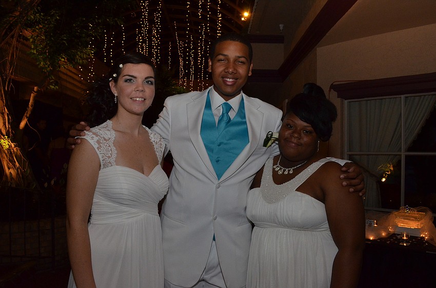 Priscilla Michael, Adam Esaw and Adrianna Haynes