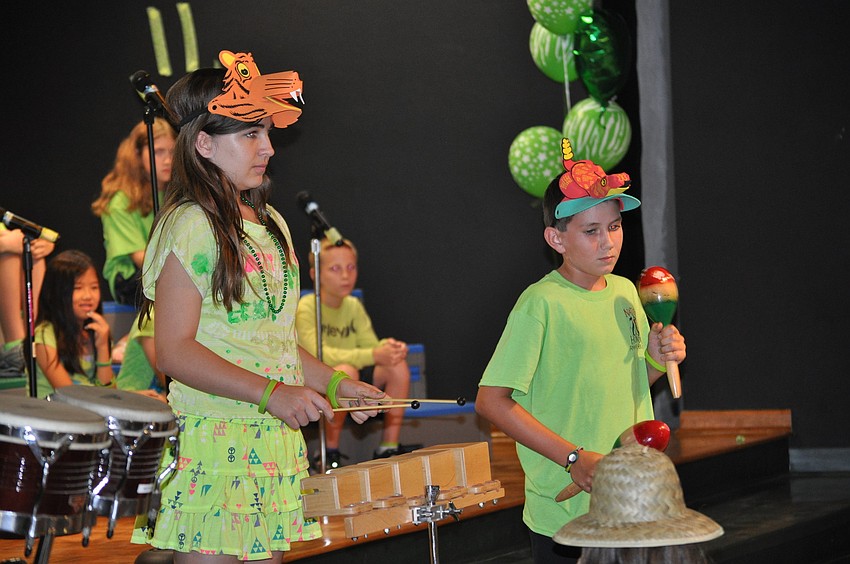 Madison Wise and Mark Rocco performed songs with lyrics about a safari and animals, because they knew Lexi would have liked them.