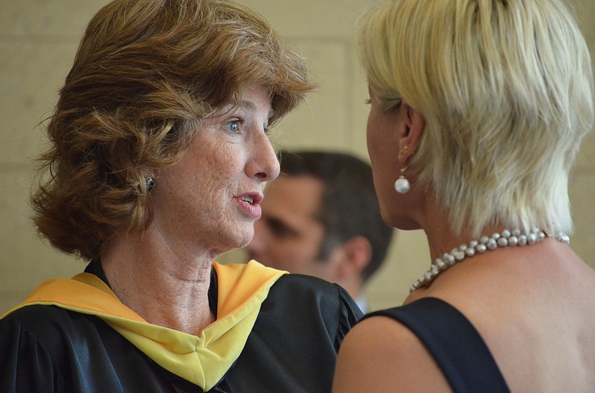 The Out-of-Door Academy librarian Glendy Huene is retiring at the close of the school year.