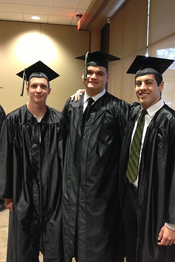 Dustin Walter, Clifton Ramey and Nolan McAlary