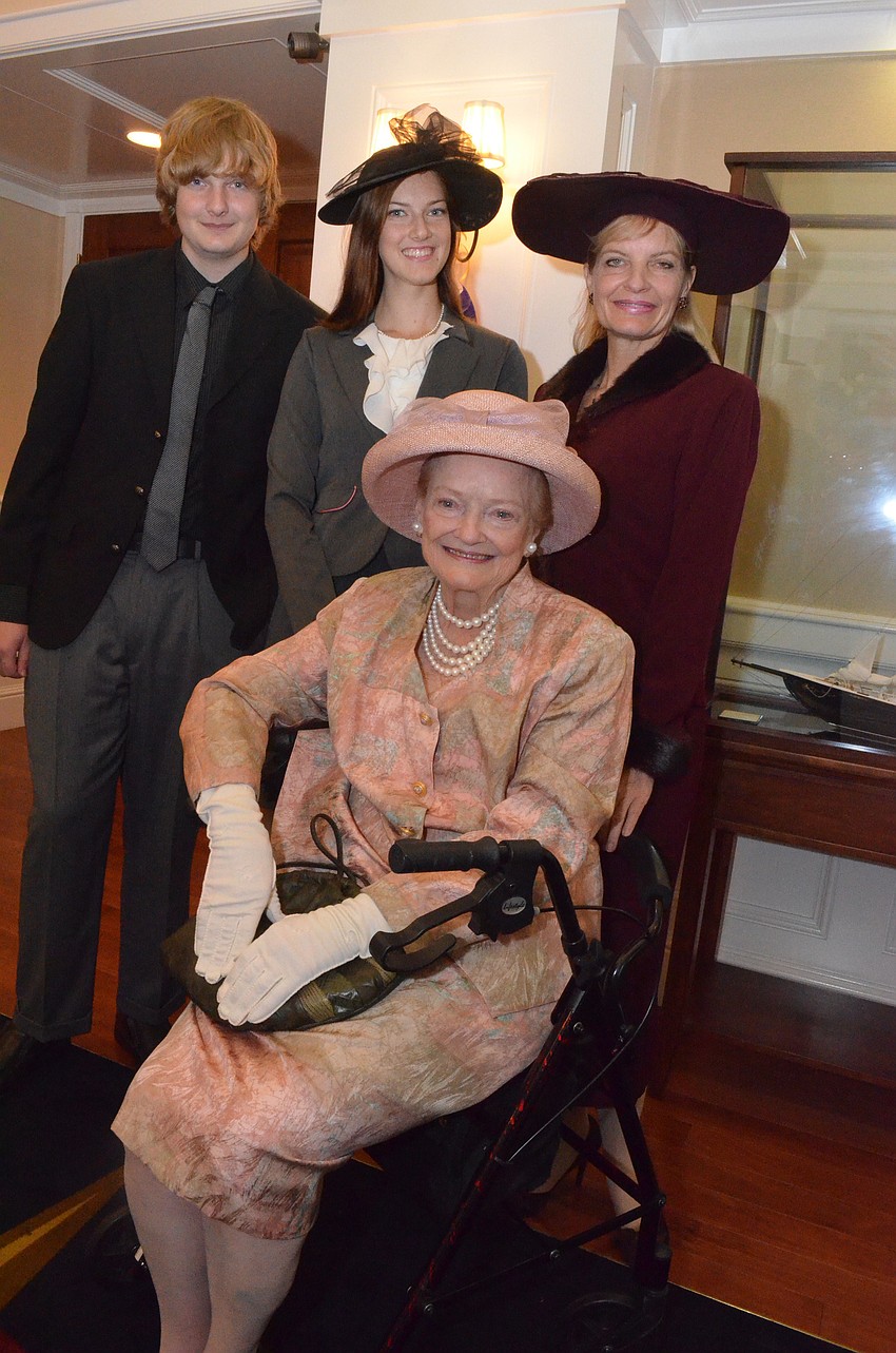 Daniel Oâ€™Connell with his sister Laura, mother Kate and grandmother Laura Hansen