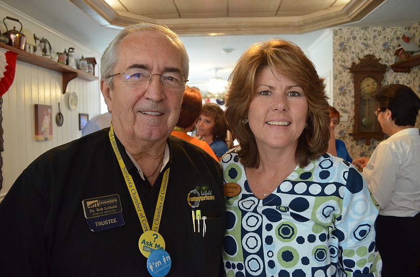 Dr. Bob Leibold of Leibold Enterprises and Lynnette Haskins of Der Dutchman