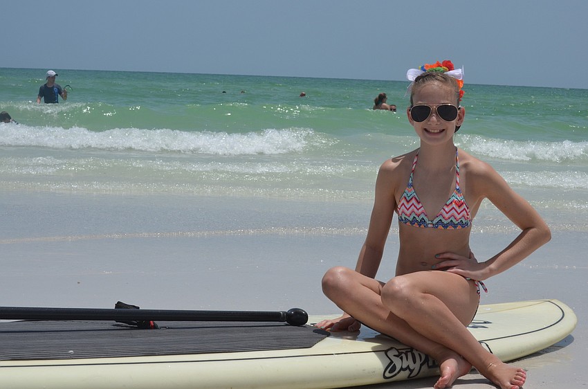 Mia Raffaele participated in the three-mile open race.