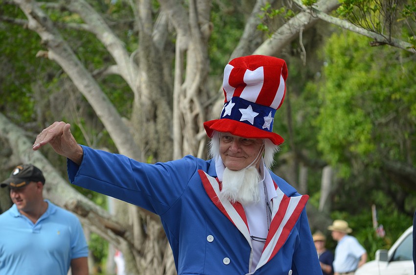 Jim Seaton dresses like Uncle Sam every year at Freedom Fest.