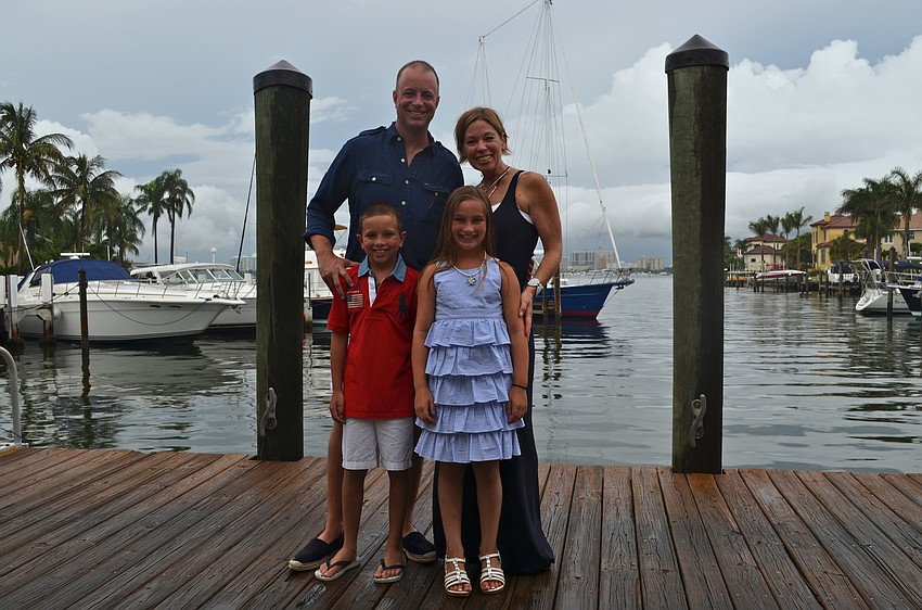 Chip, Will, Aidyn and Lynne Thompson