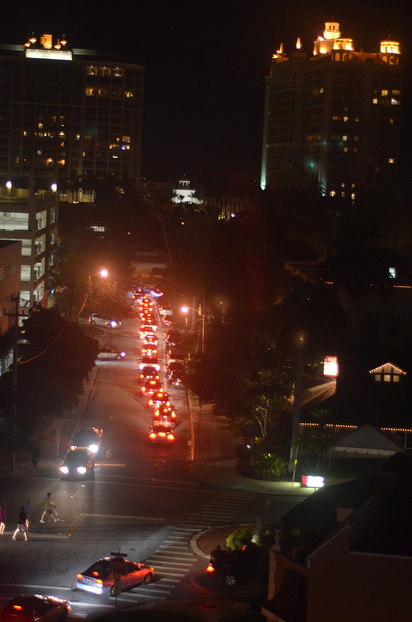 Traffic began to clear after about an hour.