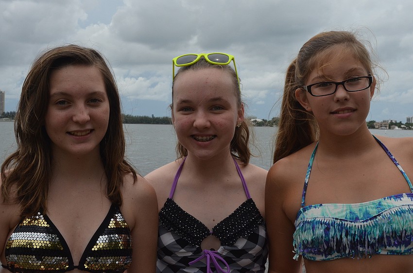 Rachel Mallett, Mikayla Klauber and Olivia Arce