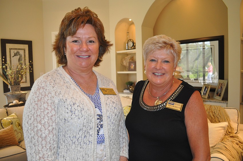 Elizabeth MacDonald of HBA Manatee-Sarasota with Donna Drumheller of Coldwell Banker