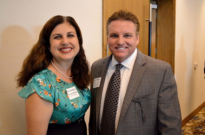 Christine Robinson and Mike Moran