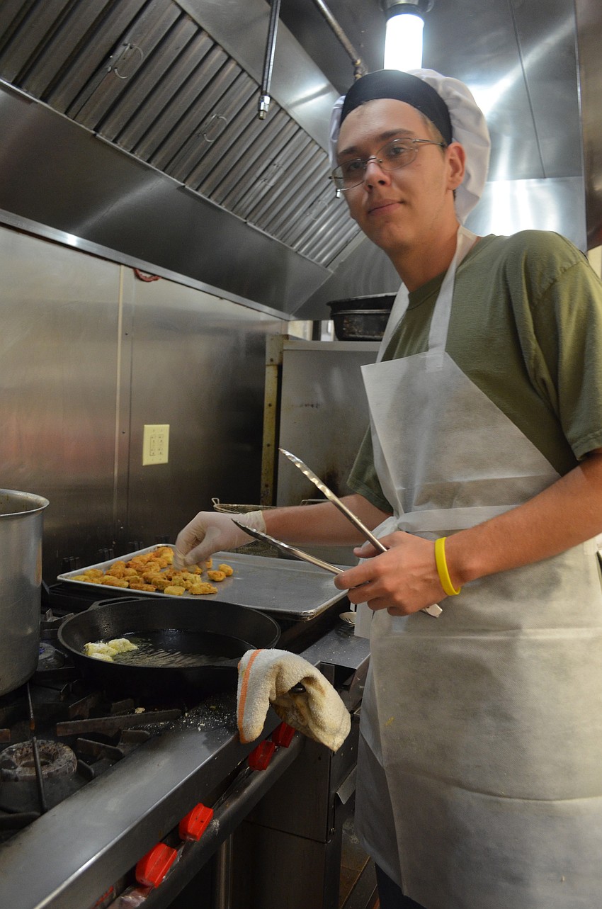 This is Max Astonâ€™s eighth chef camp session. He hopes to one day be a chef.