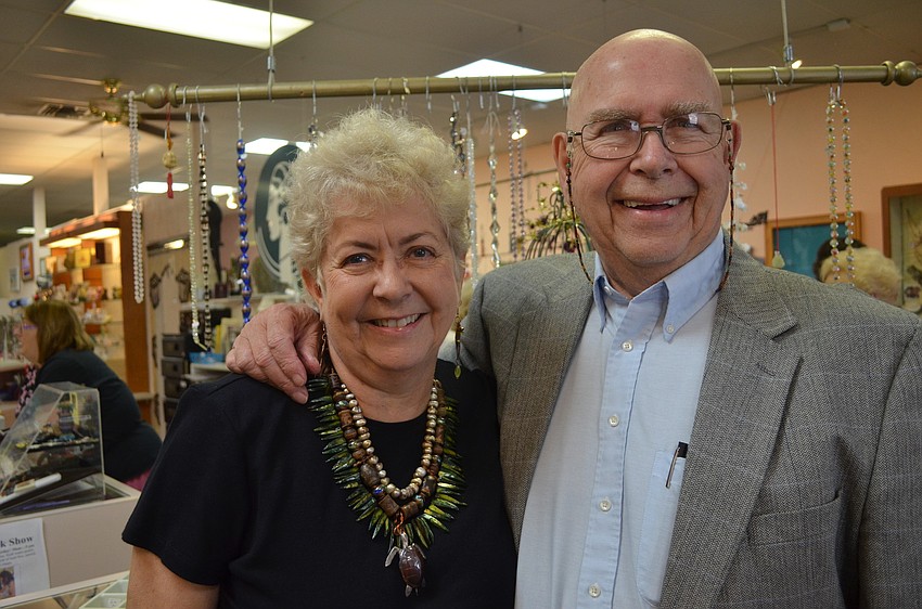 Marty Montague and her significant other, Edgar Coudal