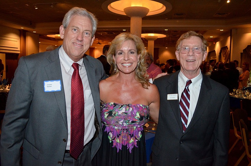 Charles and Theresa Bartlett with Tom Hopkins