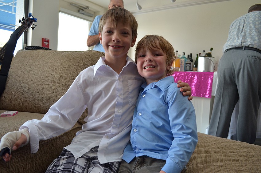 Pennie Williamsâ€™ great grandsons James and Malaki Bostic