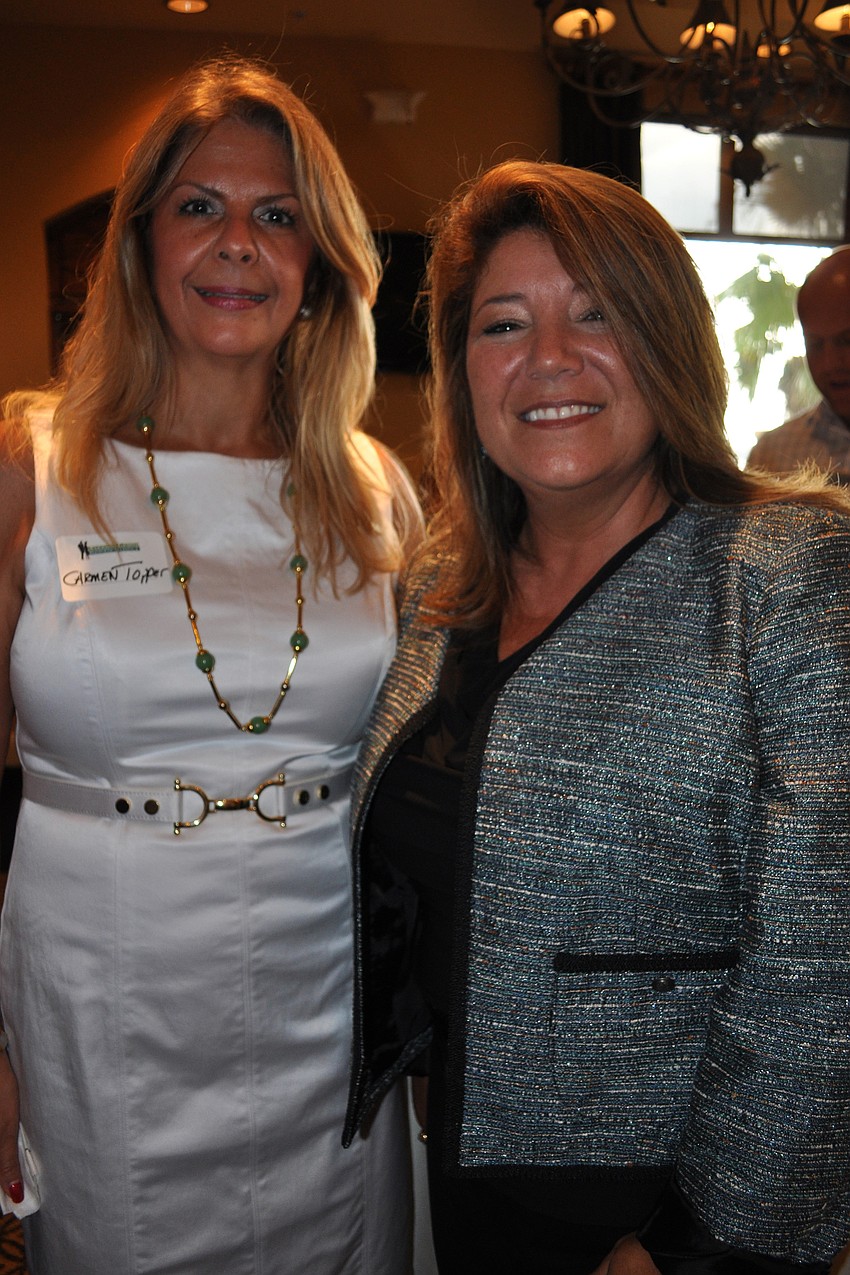 Carmen Topper, of CT International, with Annette Gueli, of Promotion Notions